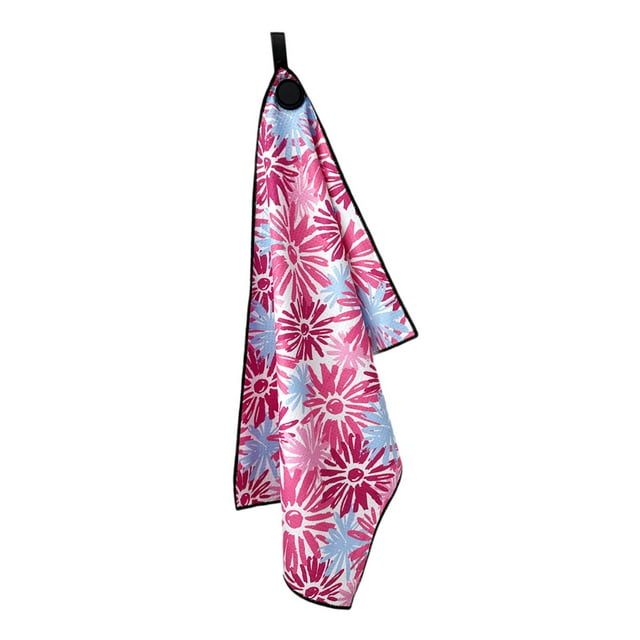 Toalla de limpieza de pelota de golf Sharpla Microfibra 40 cm x 60 cm Rosa