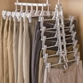thumbnail image 4 of Pants Rack Hanger for Kids Hangers Clothes Trouser Portable Stand Jeans White Child Man, 4 of 7