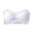 White, variant on Girls Training Strapless Bandeau Bras Cami Tube Top Seamless Padding Bralettes Grey One Size