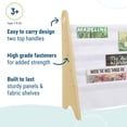 thumbnail image 4 of Wildkin Modern Sling Bookshelf - Natural w/ White, 4 of 8