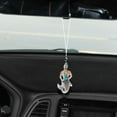 thumbnail image 6 of Creative Holiday Gift Acrylic Navidad Car Rearview Mirror Pendant Man Mermaid Tree Ornaments Hanging Decoration STYLE 9, 6 of 8