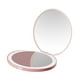 thumbnail image 5 of 2 Espejos De Maquillaje De Viaje USB De Doble Cara Para Bolso De Viaje, Bolsillo Rosa, 5 of 8