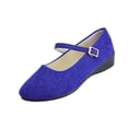 thumbnail image 3 of Rvasteizo Womens T Strap Wedge Shoes Solid with Ankle Strap Pull-On Summer Breathable, 3 of 5