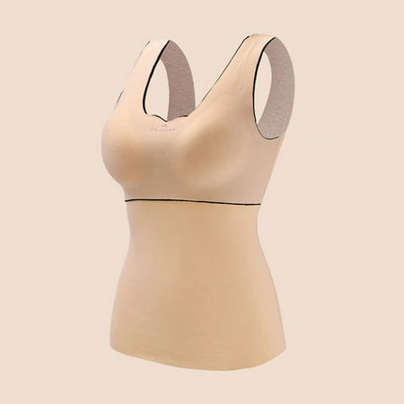 

Women s Slim Vest with Built in Bra Elastic Camisole Seamless Shapewear with Built in Bra Elastic Camisole Comfortable Seamless Tummy Control Shapewear Women Slim Vest 2l Skin Color