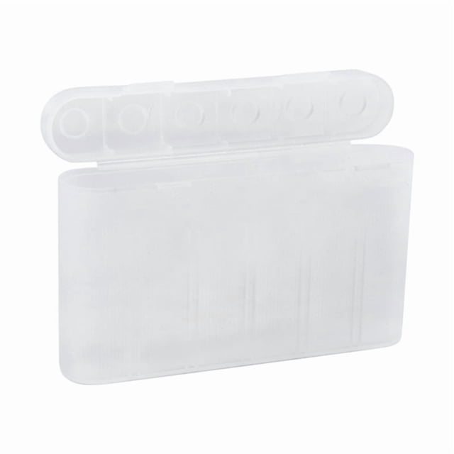 Caja de Almacenamiento Impermeable para Pilas AA y AAA 18650, Estuche Protector Portátil, Organizador para 6 Pilas 18650