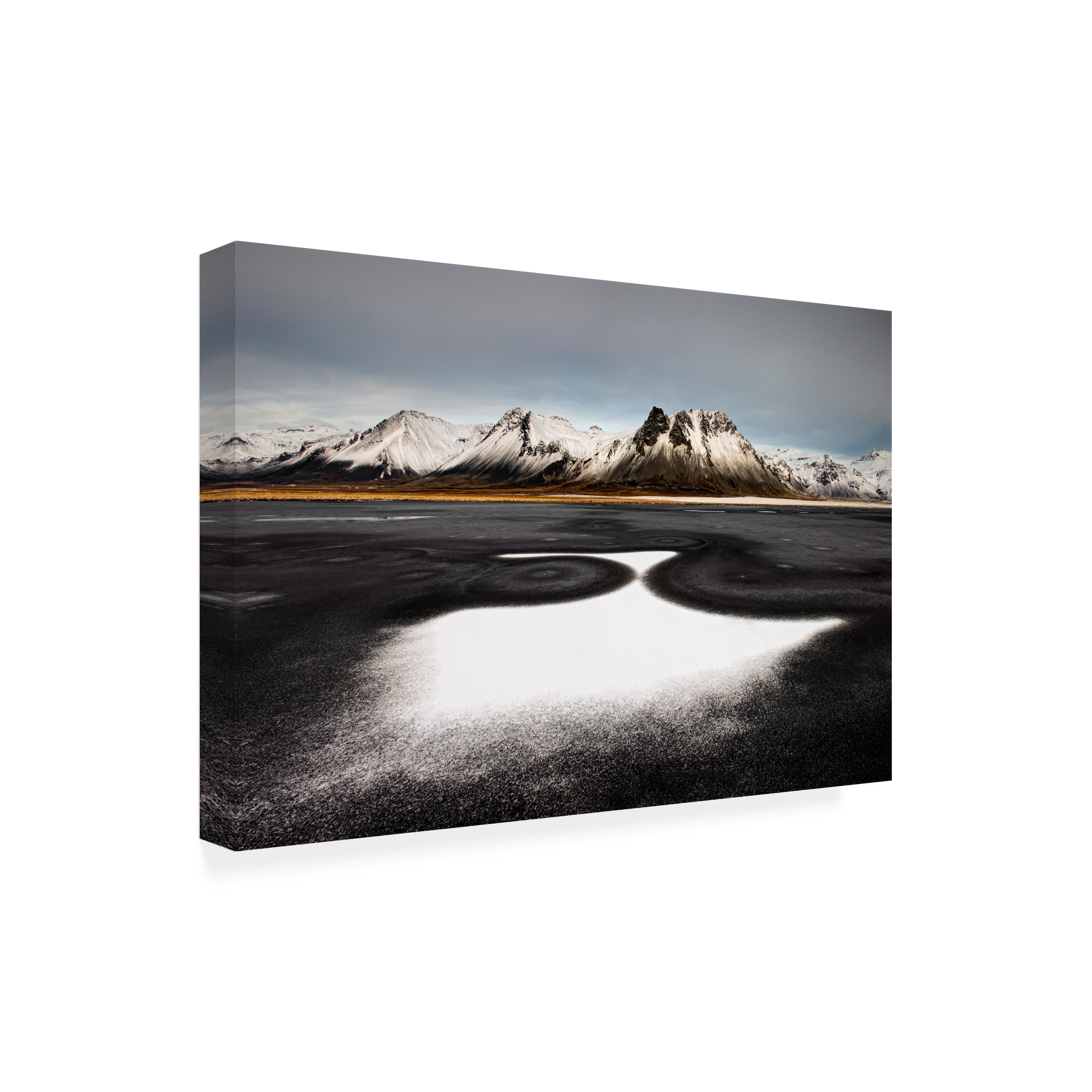 Liloni Luca 'Iceland First Snow' Canvas Art