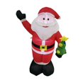thumbnail image 2 of Adorno inflable de Papá para exteriores, ideal para fiestas navideñas, con de . Decoración inflable para jardín, césped y festivales, 2 of 8