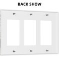 thumbnail image 4 of Light Switch Cover Cartoon Underwater Sea Animal Ocean Sea Turtle 2 Gang Wall Plate Double Light Switch Plate Toggle Decorative Outlet Covers Electrical Switchplate for Bathroom Nursery Decor, 4 of 8