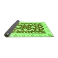 thumbnail image 2 of Ahgly Company Indoor Round Oriental Green Traditional Area Rugs, 8' Round, 2 of 4