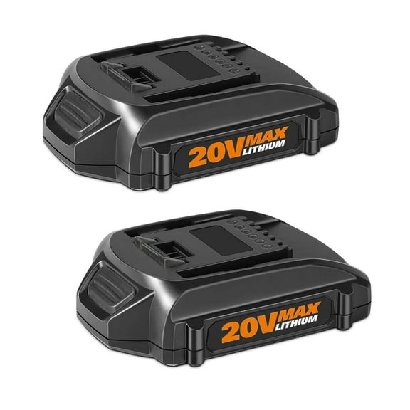 2Pack 4.0Ah 20V WA3525 Replacement for Worx Battery 20v Compatible with Worx 20v Battery WA3520 WG151s WG155s WG251s WG255s WG540s WG545s WG890 WG891