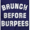 thumbnail image 2 of Brunch Before Burpees Funny Workout Zip Hoodie Sweatshirt Women Brisco Brands L, 2 of 6
