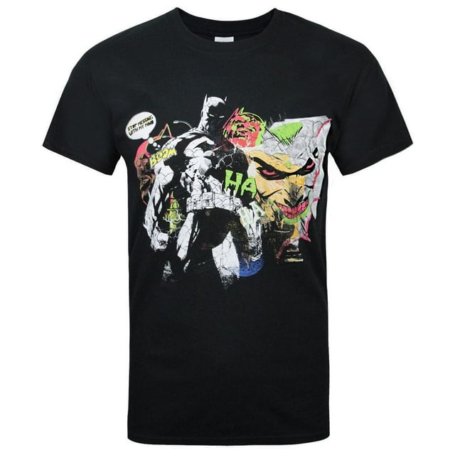 Batman T-Shirt Graffiti Officiel pour Homme du Joker