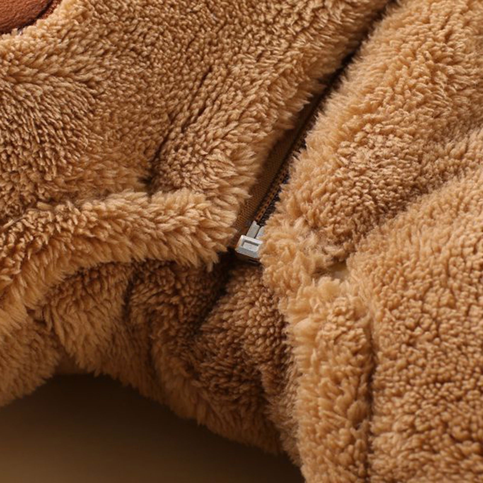 Jinhomg Cute Bear Onesie for Baby Soft Cozy Fleece Footie Hooded Romper Fall Winter Thermal Long Sleeve Full Zip Jumpsuit Trendy Bodysuit Flash 90 off Clearance Sale Brown 3 Months