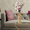 thumbnail image 3 of relayinert Ceramic Vase Ornament Creative Flower Pot for Hotel Desktop Anniversary StyleA Gold Style A 1Set, 3 of 6