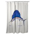 thumbnail image 1 of Betsy Drake SH006C 70 x 72 Po Rideau de Douche à Poisson Marin, 1 of 1