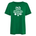 thumbnail image 2 of Fête de la Saint-Patrick Shirt Women Saint-Valentin Day Imprimé Hiver Décontracté Floral Haut Fête de la Saint-Patrick Shirts for Women, 2 of 4
