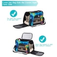 thumbnail image 5 of Tie Dye Sherpa Pet Carrier Bag for s and Small Dogs - Durable 900D Oxford Cloth Fabric,Adjustable Nylon Webbing Strap - 17x10x11.8 in / 43x26x30 cm, 5 of 7