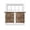Brown, variant on Leopard Printed Sheer Curtains 84 Inch Length 2 Panels Set Window Treatments, Modern Animals Textured Brown Rod Pocket Semi Curtains for Living Room/Bedroom/Kitchen Décor, 104"W x 84"L