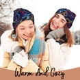thumbnail image 4 of Picia Multicolor Bowling Pattern Knitted Beanie Hat for Men and Women , Unisex Winter Warm Stretchy Knit Cap Thick Fisherman Beanies Cuffed Plain Skull Caps, 4 of 6