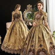 KEMAO Rococo Baroque Marie Antoinette Dresses 18th Century Renaissance Historical Period Dress Gown For Women