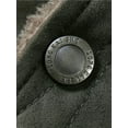 thumbnail image 4 of Warm Fleece Bomber Jacket, Men's Casual Lapel Button Up Jacket Coat For Fall Winter, 4 of 6