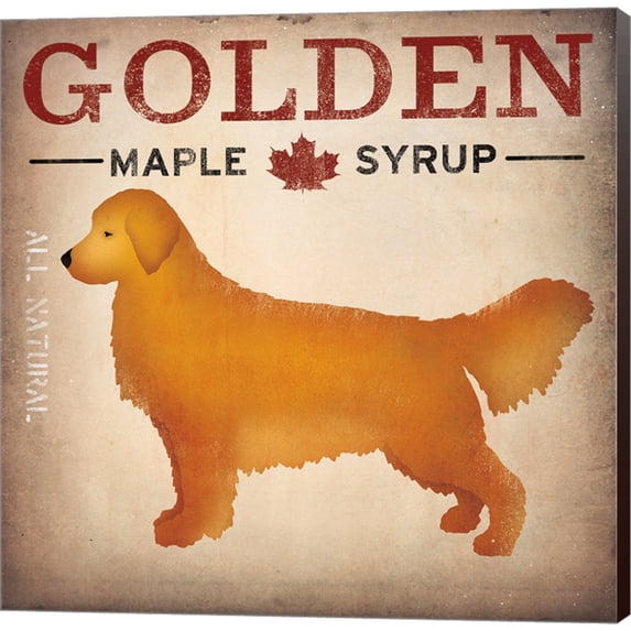 Great Art Now Golden Dog at Show No VT by Ryan Fowler Canvas Wall Art