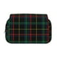 thumbnail image 2 of Disketp Buffalo Plaid Dark Green Estuche de Lápices de Doble Capa con Tapa Abatible y Cremallera, Organizador Escolar para Adolescentes y Adultos, 2 of 7