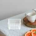 thumbnail image 4 of OULII Stylish Transparent Plastic Organizer Box for Tea Bags and Sugar Storage, 4 of 8