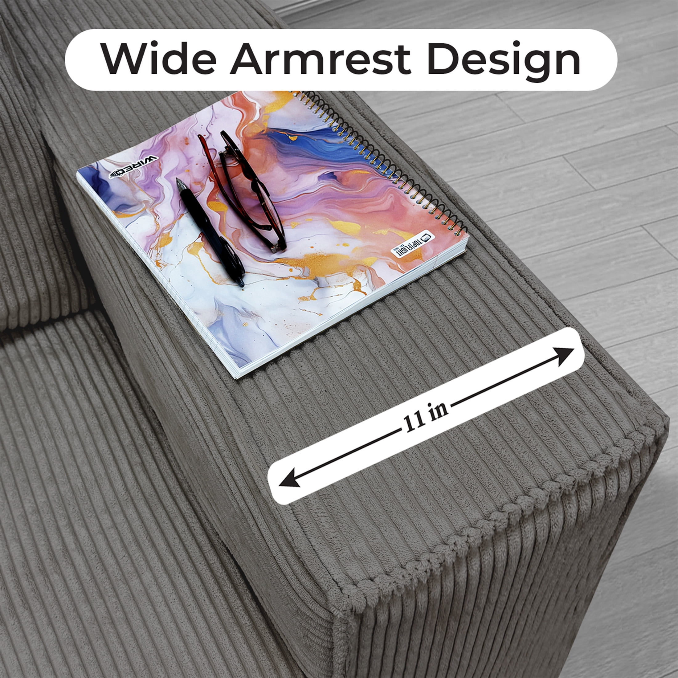 Imaginarium® Home Accent Armchair Compressed Chair-in-a-Box, Gray