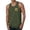 Army Green, variant on Mens Casual Tee Coconut Print Sleeveless Men Summer Tops,Army Green,S