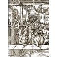 thumbnail image 2 of Durer, Albrecht 24x32 Gold Ornate Wood Framed with Double Matting Museum Art Print Titled - The Mens Bath, 2 of 4