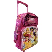 Disney Princess Large Rolling Backpack 16