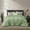Sage, variant on Nanshing 3 Piece Comforter Set, Queen, White
