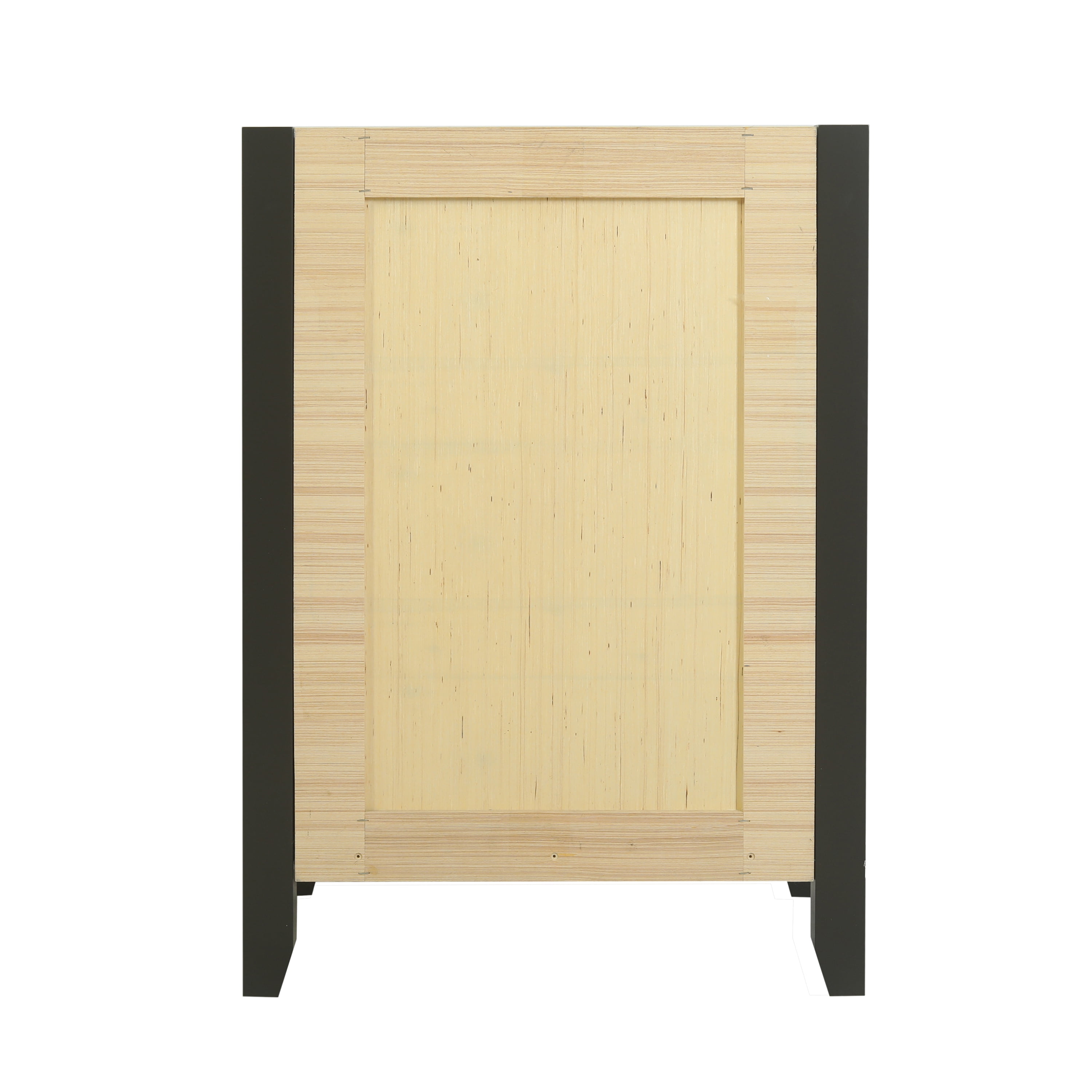 Design House Dawson 24-Inch Bathroom Vanity Cabinet, Fully Assembled, 2-Door Freestanding, Comfort Height 34 in., Sherwin-Williams® Iron Ore, Matte Black Hardware, 228411-IO-FA