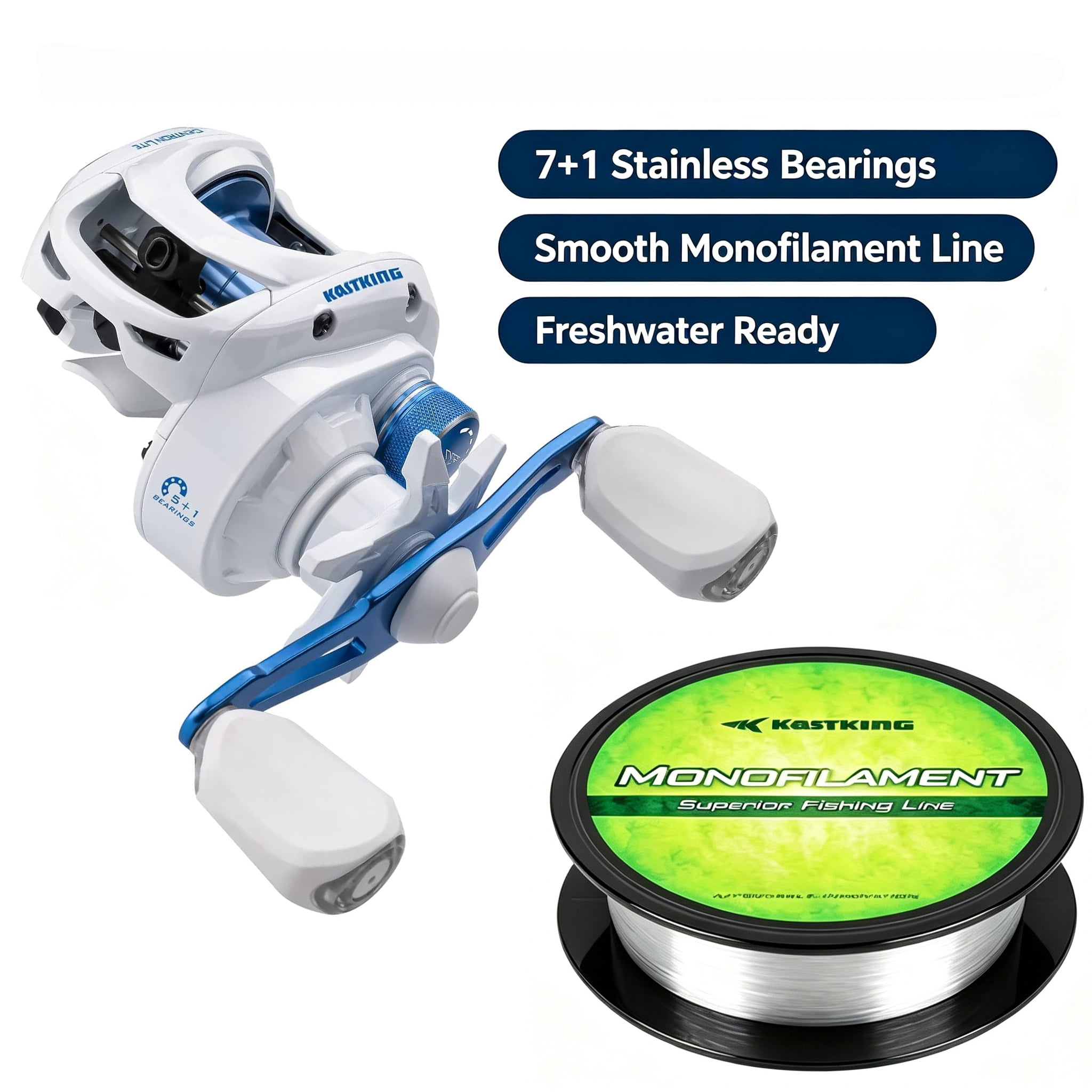 PENN Warfare™ Level Wind Reel, 20 Size Fishing Reel, Left Hand