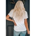 thumbnail image 7 of Women's White American Flag Eagle Print Graphic Tee for Independence Day - [ZhiHiMeRi] | (US 20-22)2XL, 7 of 7