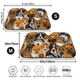 thumbnail image 3 of Haiem Dogs Different Breeds Car Windshield Sun Shade - Blocks UV Rays Sun Visor Protector, Sunshade to Keep Your Vehicle Cool, Universal Fit SUV Van Sedan-Small, 3 of 7
