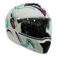 thumbnail image 3 of Casco Ghira Gh1000Pro Blanco Rosa 90S Wave Abatible Svs Blanco S, 3 of 6