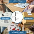 thumbnail image 3 of shiyou-Shipping Labels Half Sheet - 200 Counts, 8.5\u201d x 5.5\u201d Permanent Adhesive Shipping Labels, White Internet Shipping Labels 2 Per Page, Laser & Inkjet Printer Compatible [100 Sheets 8.5\, 3 of 4