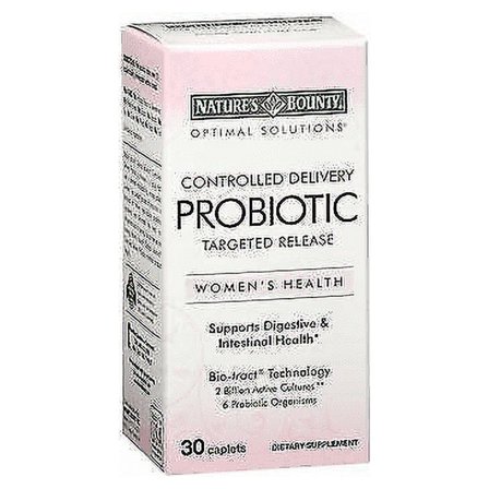 Nature's Bounty Optimal Solutions Probiotic Caplets, 30 Ct, 6-Pack