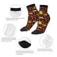 thumbnail image 5 of Naloa Autumn Forest Small Animals Lazy Ankle Socks for Women Non Slip Socks No Show Socks Classic Low Cut Casual Socks Casual Socks, 5 of 7