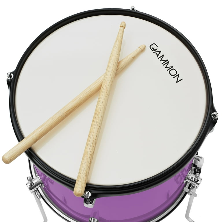 5-Piece Junior Drum Set By Gammon Percussion - Complete Beginner Kit With Stool & Stands