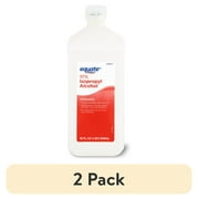(2 pack) Equate 91% Isopropyl Alcohol Antiseptic Liquid, 32 fl oz