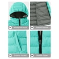 Wantdo Girl's Winter Jacket Lightweight Winter Coat Packable Puffer