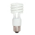thumbnail image 2 of Satco S7217 - 13 watt; Mini Spiral Compact Fluorescent; 2700K; 82 CRI; Medium base; 120 volts, 2 of 4