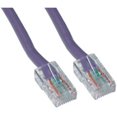 thumbnail image 1 of Cat5e Purple Ethernet Patch Cable  Bootless  10 foot, 1 of 1
