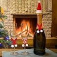 thumbnail image 6 of Dalrosia Mini Knit Santa Hat Mini Christmas Scarf Set Mini Scarf for Crafts Mini Christmas Decorations Christmas Tree Ornaments for DIY Craft Art Snowman Doll, 6 of 6