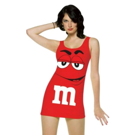 Rasta Imposta Womens Red M&Ms Costume Tank Dress
