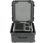 SKB Cases Seres Case Wth Removeable 10U Alumnum Shallow Rack Cage, Tsa Locks, Wheels