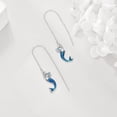 thumbnail image 6 of DOLIOX 925 Sterling Silver Threader Earrings for Women Sterling Silver Through Long Chains Earrings Jewelry Gifts for Women, 6 of 10